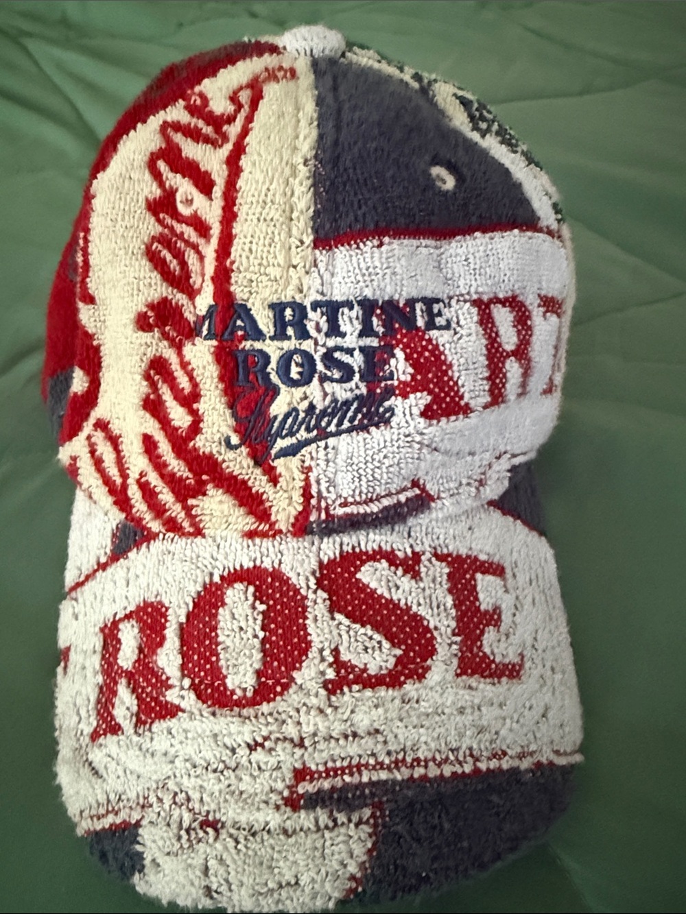 Supreme Martine Rose Towel 6-Panel
White